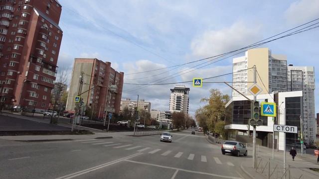 Прогулка по улице Николая Островского города Перми