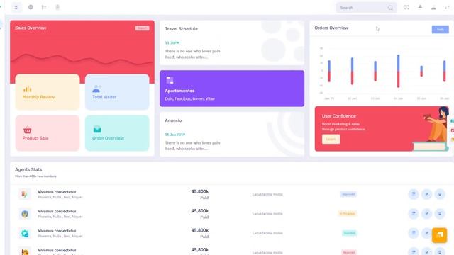 Responsive Bootstrap Admin Dashboard & Web App Template – WebkitX смотреть онлайн