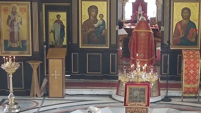 24.05.2023 Божественная литургия. Общий молебен. Среда. Седмица 6-я по Пасхе. смотреть онлайн