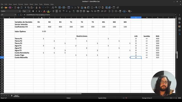 Problema Lineal usando Libreoffice Calc y MS Office Excel смотреть онлайн