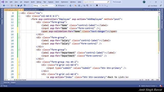 Part 39. Insert into SQL database in .NET Core MVC | Without EntityFrameworkCore | CRUD Operations. смотреть онлайн