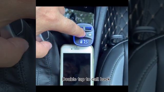 Mibuybuy CDEN FM transmitter Bluetooth 5 0 hands free car kit MP3 music player U disk TF card recei смотреть онлайн
