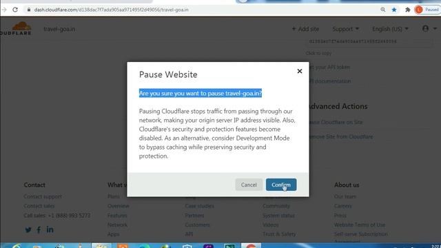 How to disable/enable site in Cloudflare | Cloudflare site enable and disable | Albert Pinto смотреть онлайн