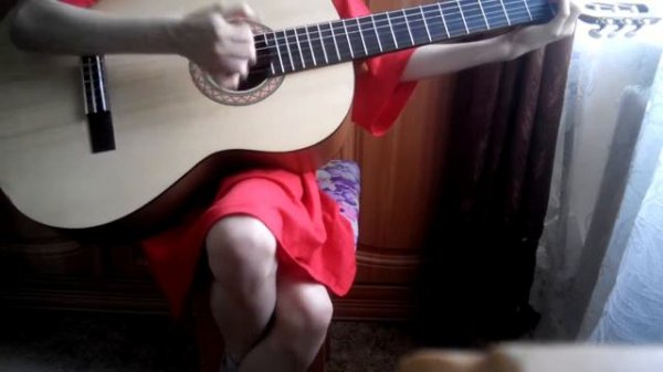 Игра на гитаре (анданте)2#.