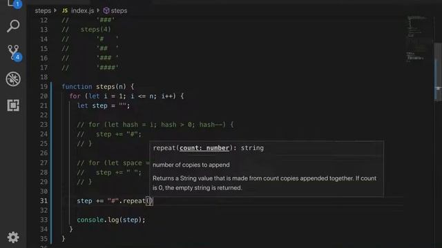 Javascript Algorithms and Data Structures #22 - steps Algorithm смотреть онлайн