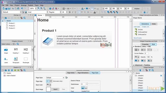 Learning Axure RP Tutorial: Converting Widgets to a Dynamic Panel | packtpub.com смотреть онлайн