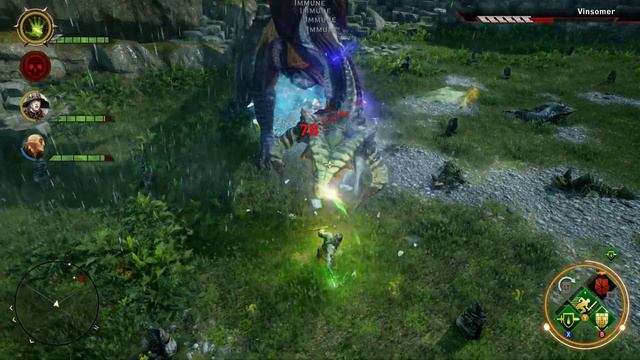 Dragon Age Inquisition - Storm Coast Dragon - Vinsomer - Hard(Tank view) смотреть онлайн