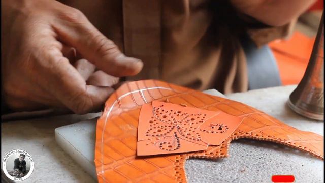 See the process of Upper Making, Handmade Men's Wingtip Brogue Shoes смотреть онлайн