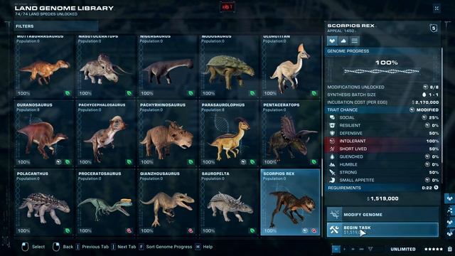 Jurassic World Evolution 2 (Sandbox INGEN Valley) The Creature In The Shadows. смотреть онлайн
