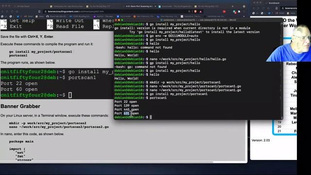 Port Scanning with Go смотреть онлайн