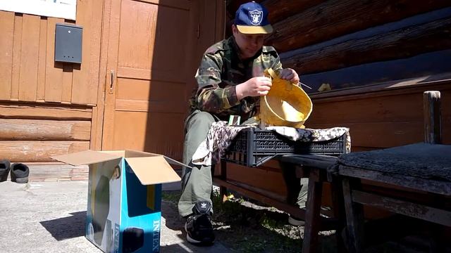 Мастер-класс. Хлебница из северной бересты. смотреть онлайн