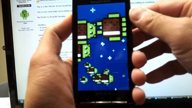 Xperia X10 - Android 4.0.1 - Ice Cream Sandwich - ALPHA!!!! смотреть онлайн