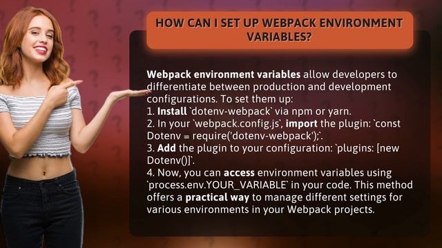 How Can I Set Up Webpack Environment Variables? смотреть онлайн
