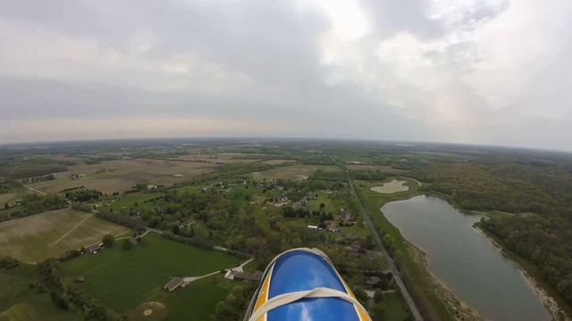 Kyosho Soarus glider over Deep River 5-8-2016 смотреть онлайн