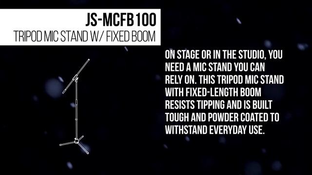 Ultimate Support Product Outlines - JS-MCFB100 Tripod Mic Stand with Fixed-Length Boom смотреть онлайн