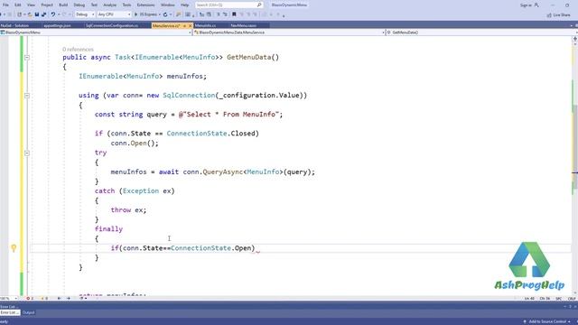 Load Menu & Sub Menu From Database In Blazor | Blazor Dynamic Menu