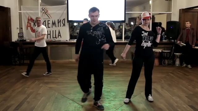 Popping - преподаватель и ученики! День Рождения Академии Танца смотреть онлайн