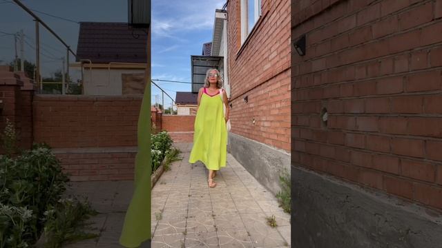 Яркое платье в бельевом стиле #style #мода #стиль #fashion #лук #образ #стилист #цвет смотреть онлайн