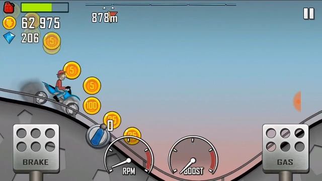 hill climb motorcycle racing game 2021// kids game смотреть онлайн