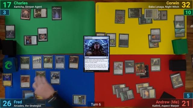 Ouch! Baba Lysaga vs Kathril vs Arcades vs Xantcha EDH / CMDR game play for Magic: The Gathering смотреть онлайн