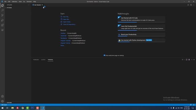 How to Run Python Program(.py file) in Windows 10 | All Options(CMD, IDLE, & VS CODE) смотреть онлайн