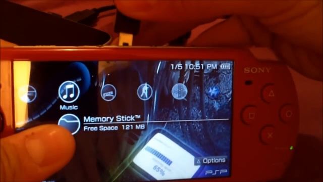 HOW TO CHARGE PSP USING USB CABLE