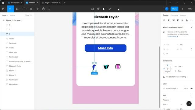How to Insert URL Hyperlinks to text and icons using figma (2022) смотреть онлайн