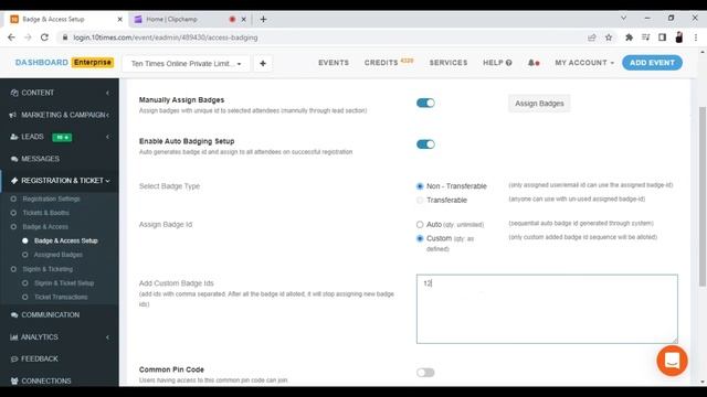 How to Setup Badges and Ticketing via Dashboard смотреть онлайн