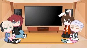 реакция ||айдолов| на руню| [1/?] гача клуб