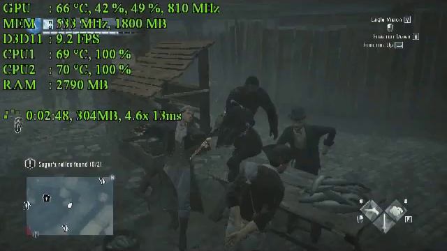 Benchmarking Assassins Creed Unity with Intel core2duo e6300 @ 1.86 gz & GT 520 смотреть онлайн