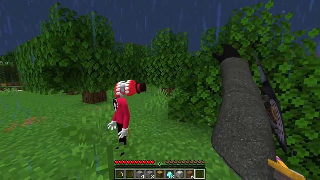 CAINE'S all ALONE? RIP POMNI and JAX in Minecraft! смотреть онлайн