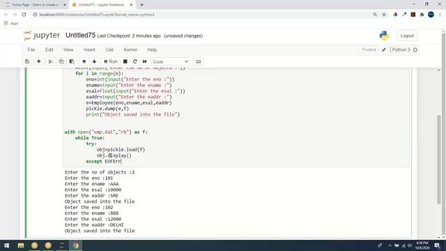 PYTHON Lecture 53 | pickling and unpickling | multitasking and multi threading introduction смотреть онлайн