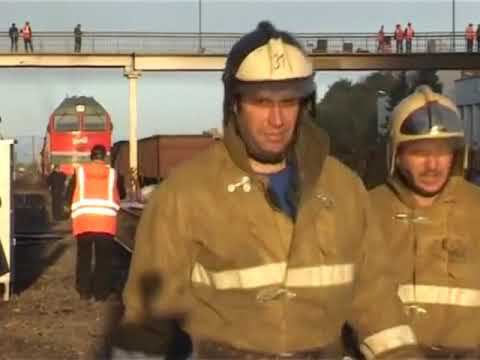Реконструкция событий и последствия крушения грузового поезда на станции Белая Калитва смотреть онлайн
