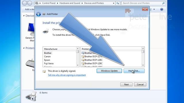 Windows 7 Connecting to an IP Network Printer смотреть онлайн
