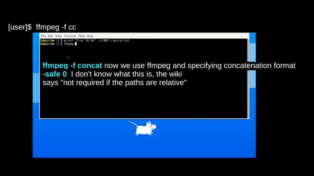 using ffmpeg to add videos together to make a longer video смотреть онлайн