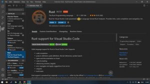 #01. Установка языка, настройка среды разработки и создание первой программы. Уроки Rust