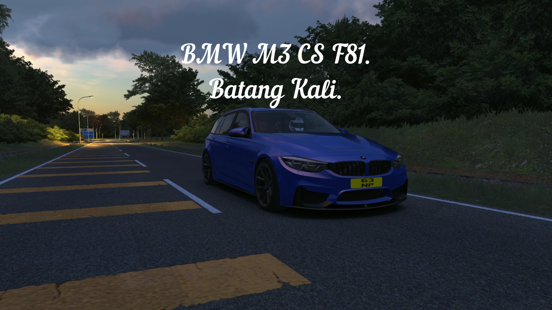 BMW M3 CS F81 - Batang Kali | Assetto Corsa смотреть онлайн