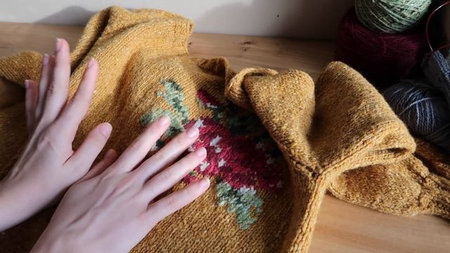 КАК СВЯЗАТЬ СВИТЕР РЕГЛАНОМ с вышивкой смотреть онлайн