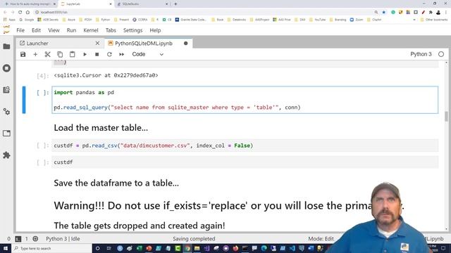 Master Using SQL with Python: Lesson 7 - Maintaining Data in SQLite смотреть онлайн