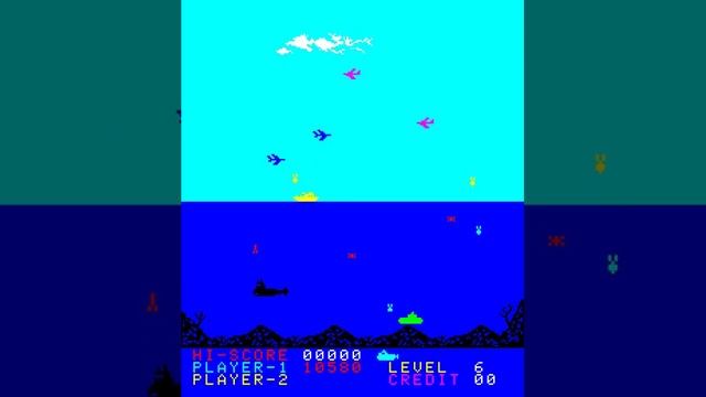 Arcade Game: Polaris (1980 Taito) смотреть онлайн