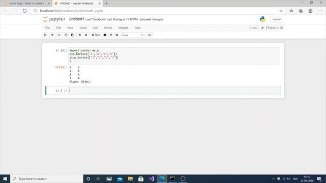 Dataframe and series in Pandas Python Machine learning смотреть онлайн