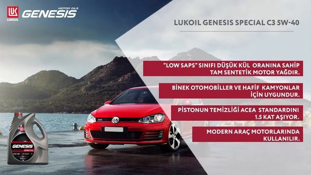 LUKOIL Madeni Yağ - LUKOIL GENESIS SPECIAL C3 5W-40