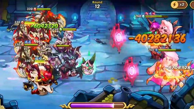 IDLE HEROES: Broken Space lvl 5 (val&Jahra) vs Skerei Army Kroos and HW with Phoenix смотреть онлайн