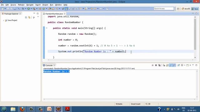 How to generate Random numbers in Java смотреть онлайн