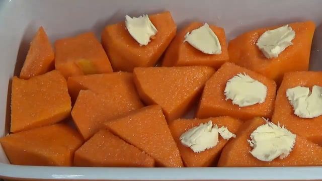 Тыква запеченная в духовке. Два способа, два вкуса смотреть онлайн