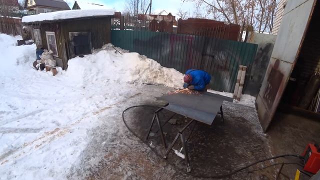 Винтовые сваи, резка лопасти смотреть онлайн