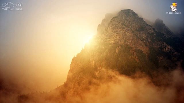 Fog dawn mountain ~ morning relaxing meditation music ~ relaxing music for meditation and peace смотреть онлайн