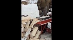 Дровокол Друг2 , с места производства работ