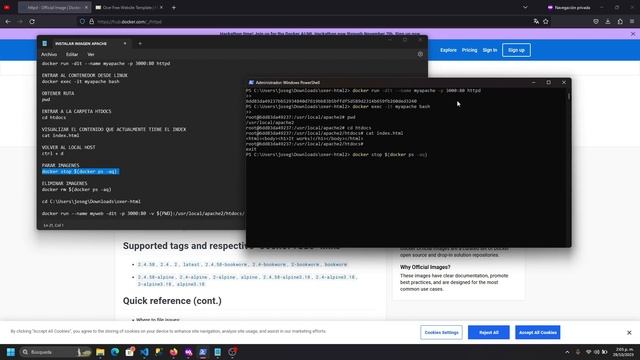 INSTALAR Apache DOCKER en Windows 11 смотреть онлайн