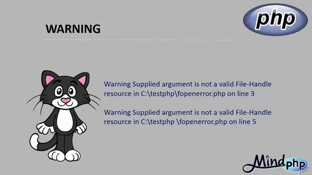 php จัดการกับ error warning notice смотреть онлайн
